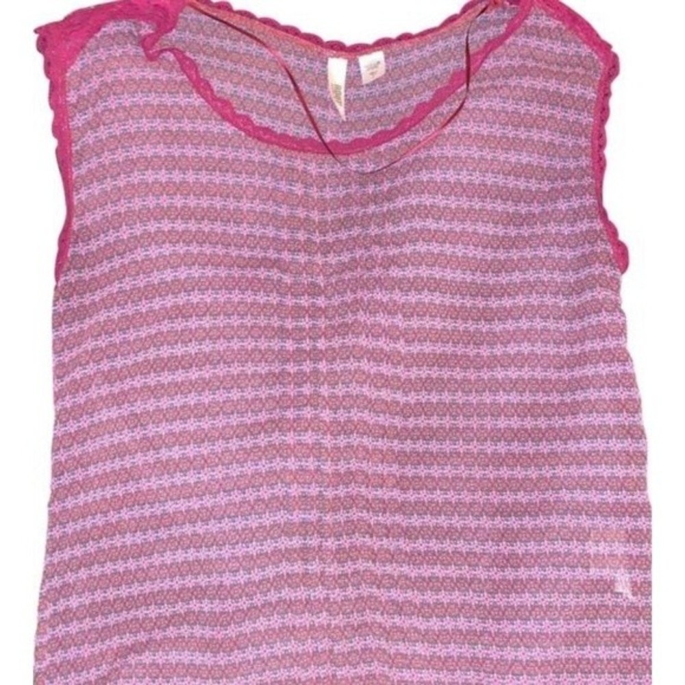 Route 66 Purple/Pink Tank Top with Lace